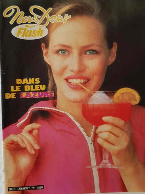 NOUS DEUX FLASH magazine side cover Issue 1880   1983