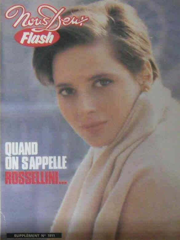 NOUS DEUX FLASH magazine side cover Issue 1911   1984
