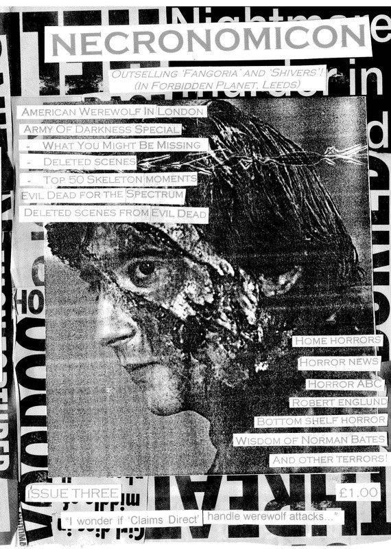 NECRONOMICON (Neil) magazine side cover Issue 3  2002