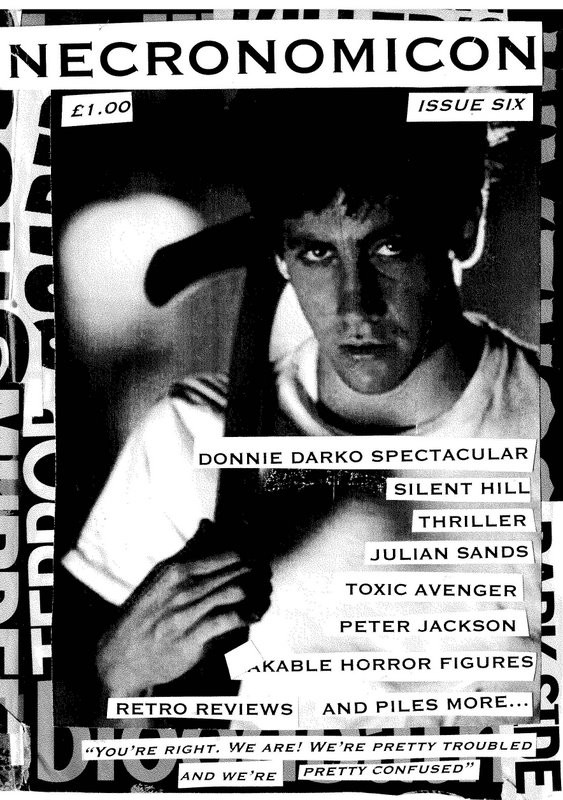 NECRONOMICON (Neil) magazine side cover Issue 6 May 2003
