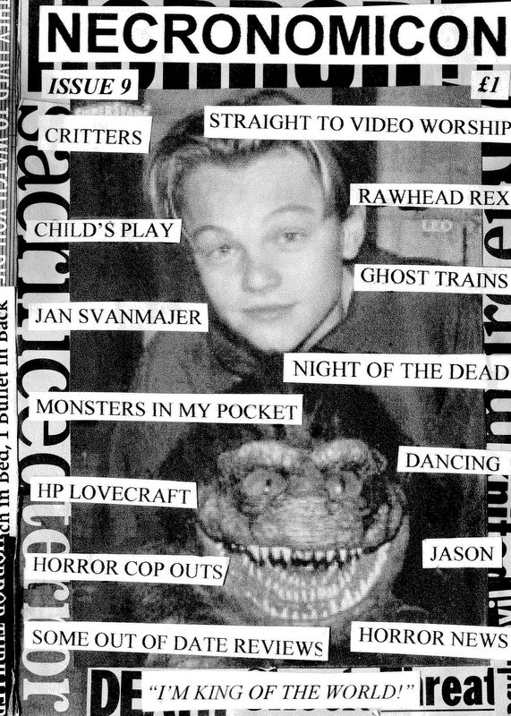 NECRONOMICON (Neil) magazine side cover Issue 9 February 2006