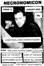 NECRONOMICON (Neil) magazine side cover Issue 11 August 2008