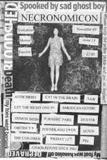 NECRONOMICON (Neil) magazine side cover Issue 13 November/December 2009