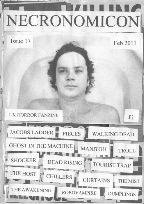 NECRONOMICON (Neil) magazine side cover Issue 17 February/March/April 2011
