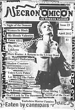 NECRONOMICON (Neil) magazine side cover Issue 23 April 2012
