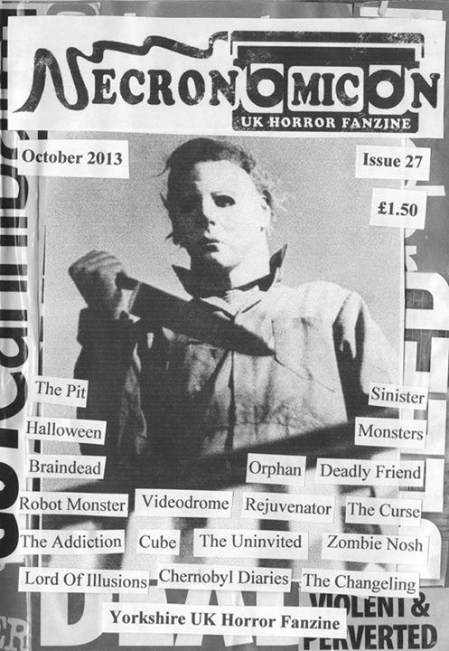 NECRONOMICON (Neil) magazine side cover Issue 27 October 2013