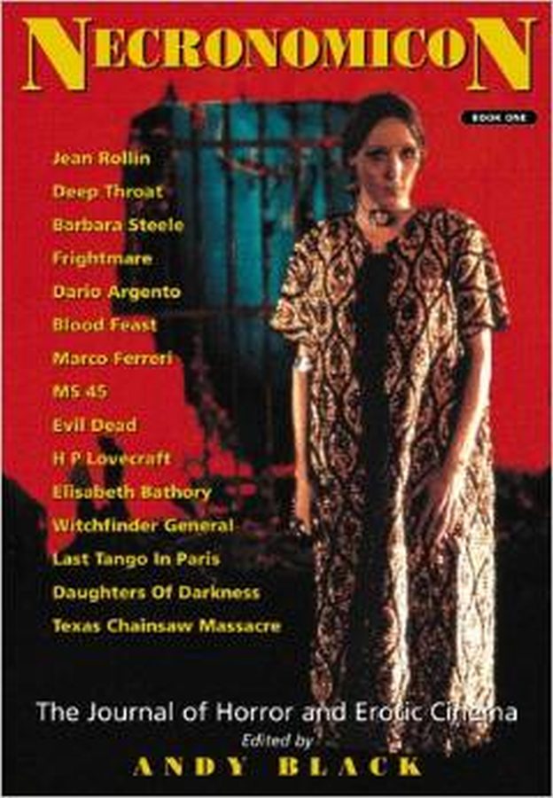 NECRONOMICON magazine side cover  Book # 1  1999