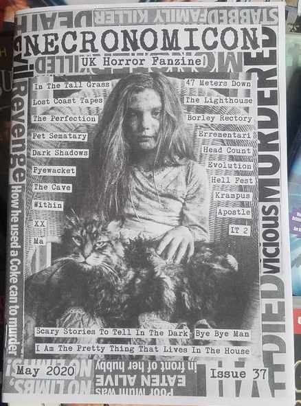 NECRONOMICON (Neil) magazine side cover Issue 37  May 2020