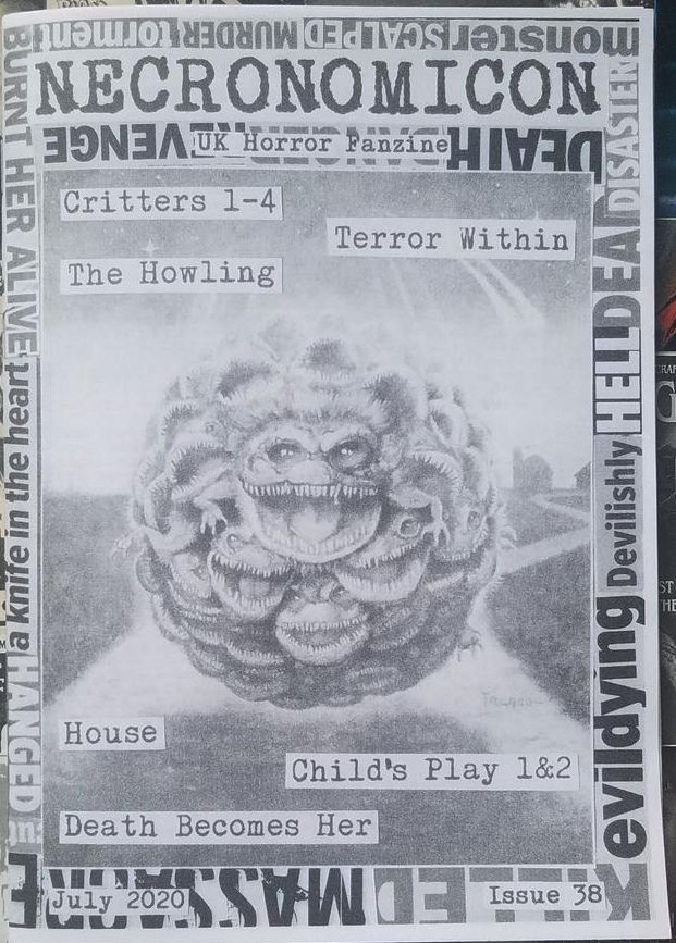 NECRONOMICON (Neil) magazine side cover Issue 39  July 2020