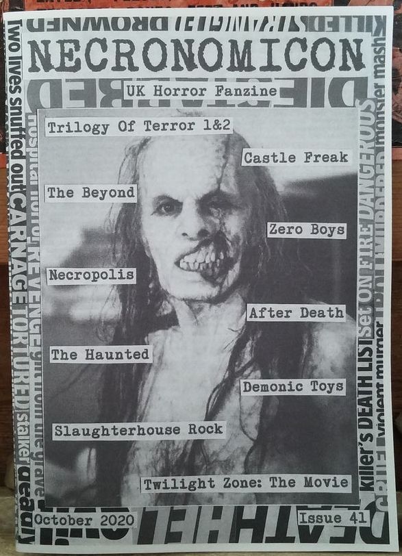 NECRONOMICON (Neil) magazine side cover Issue 41  October 2020