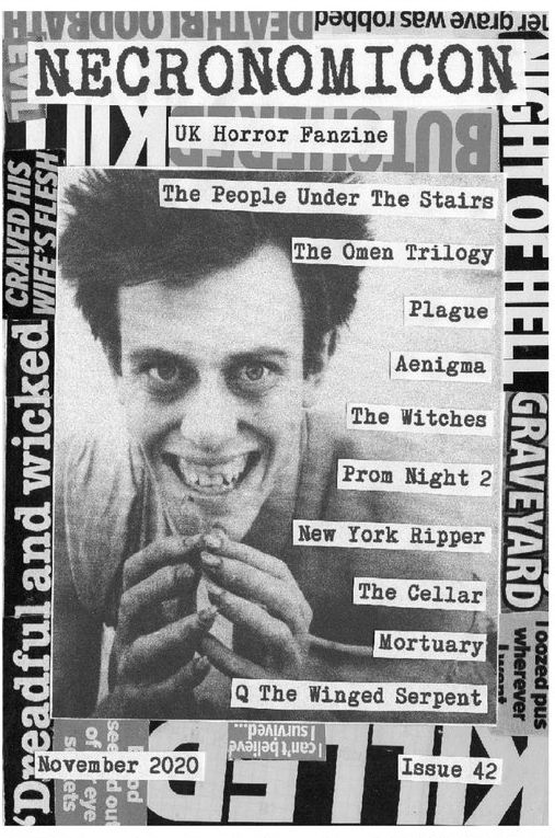 NECRONOMICON (Neil) magazine side cover Issue 42  November 2020