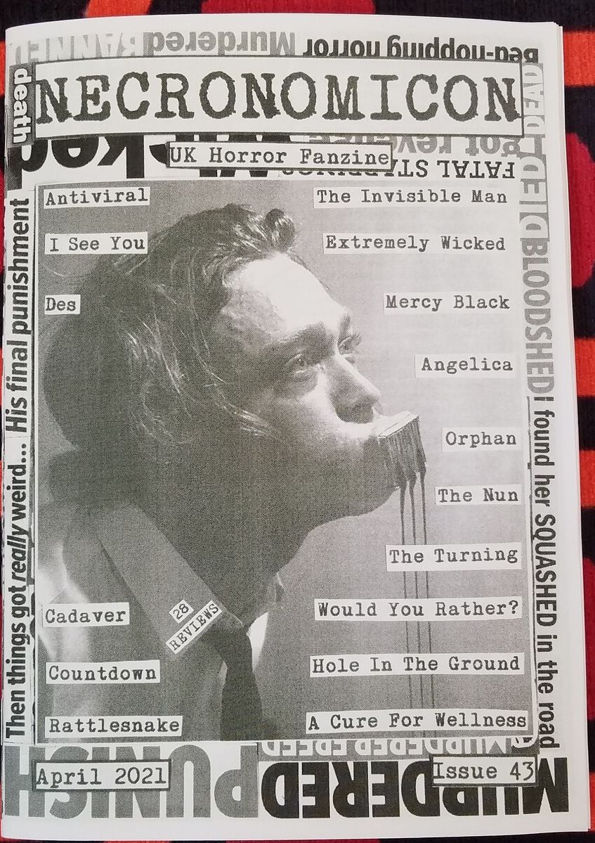 NECRONOMICON (Neil) magazine side cover Issue 43  April 2021