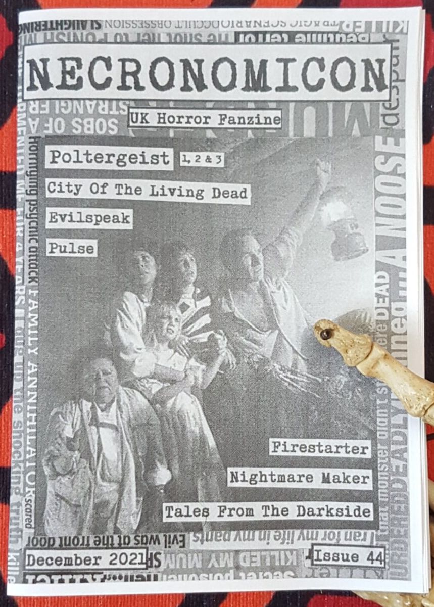 NECRONOMICON (Neil) magazine side cover Issue 44  December 2021