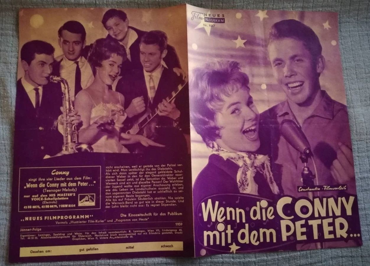 NEUES FILMPROGRAMM magazine side cover Issue 1067   