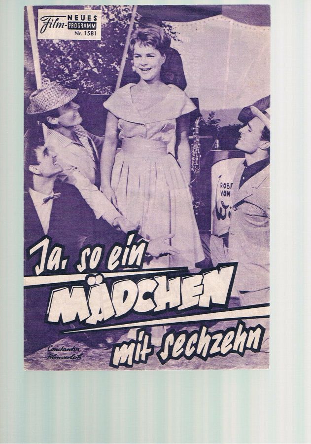NEUES FILMPROGRAMM magazine side cover Issue 1581   