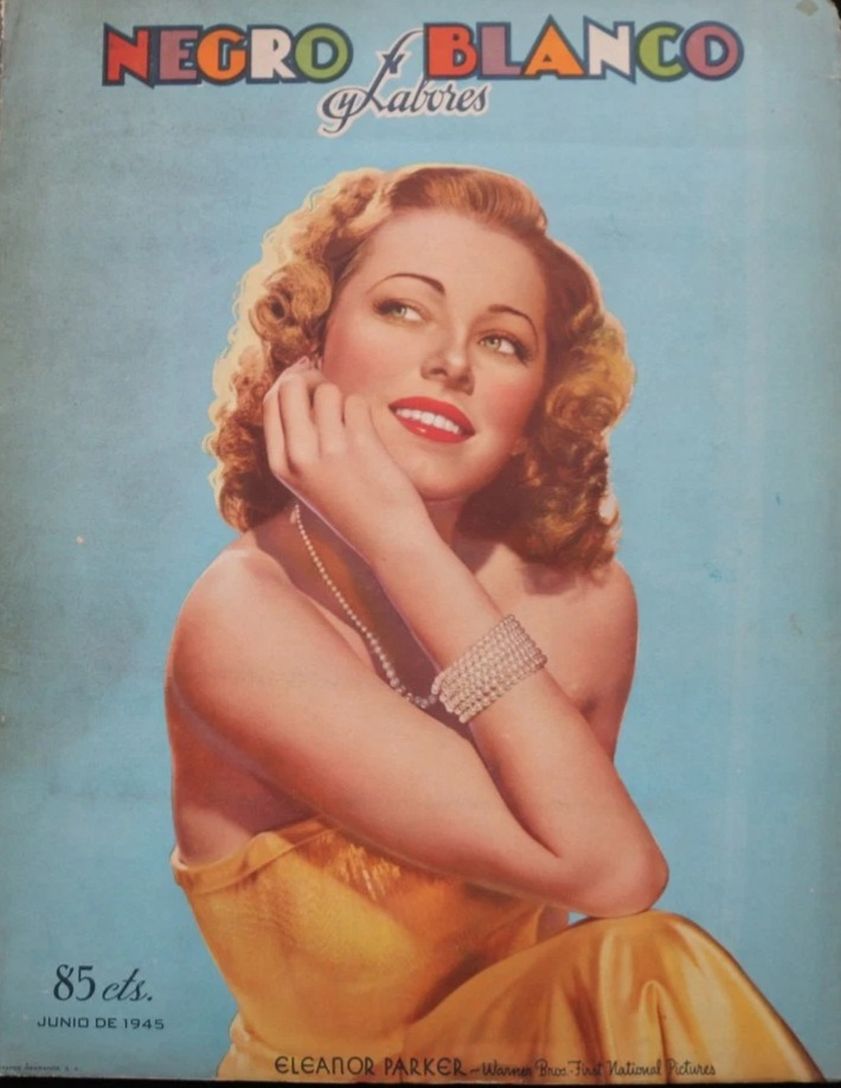 NEGRO Y BLANCO LABORES magazine side cover  June 1945
