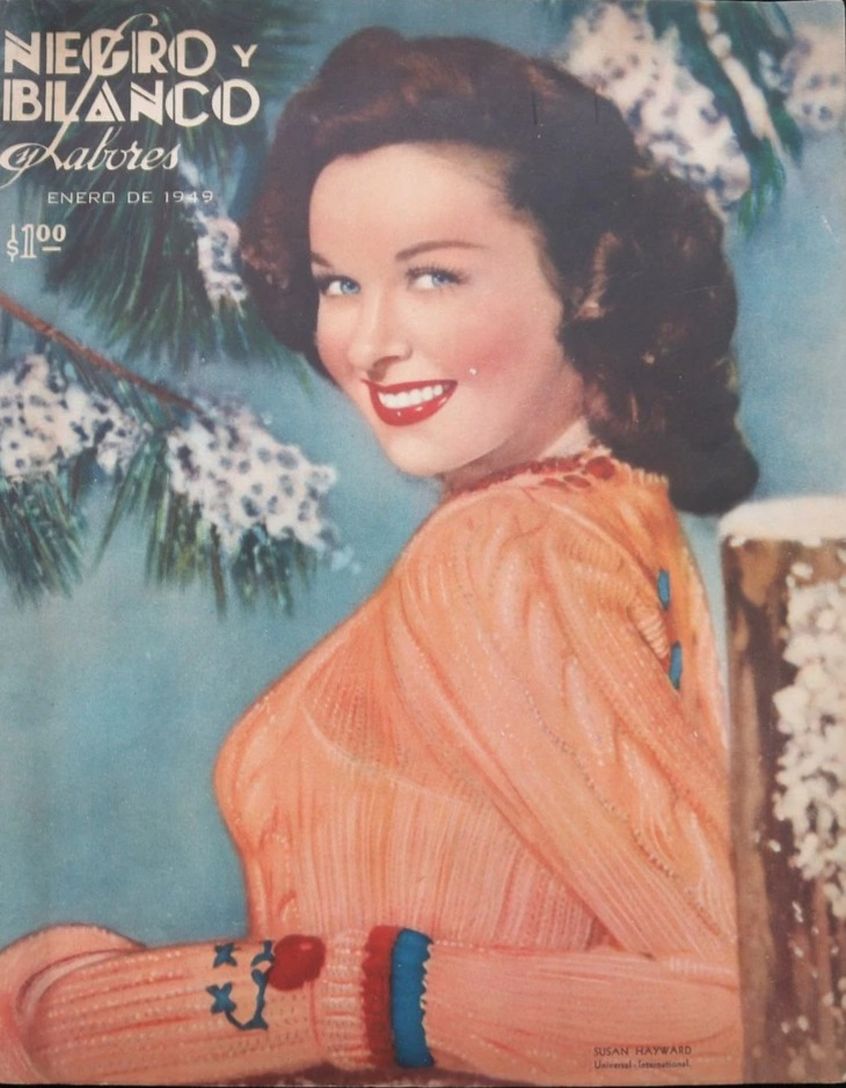 NEGRO Y BLANCO LABORES magazine side cover  January 1949