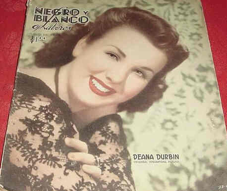 NEGRO Y BLANCO LABORES magazine side cover June 1948