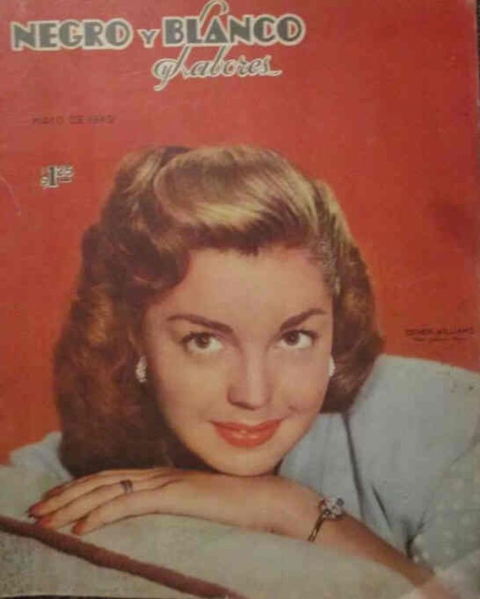 NEGRO Y BLANCO LABORES magazine side cover Issue 11  May 1949
