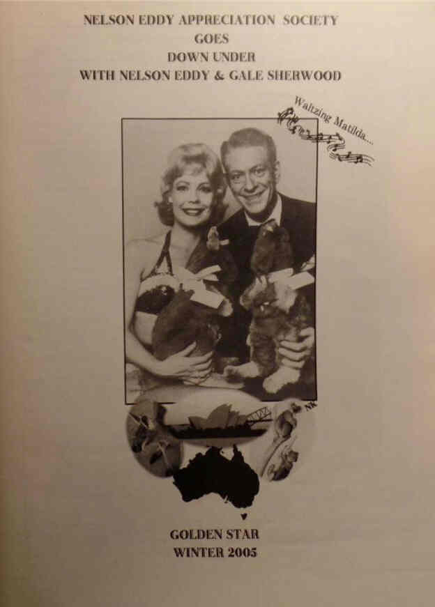 NELSON EDDY APPRECIATION SOCIETY magazine side cover Winter 2005
