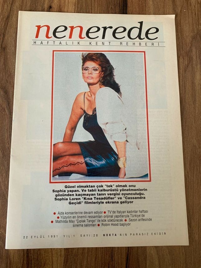 NENEREDE magazine side cover Issue 28 22 September 1991