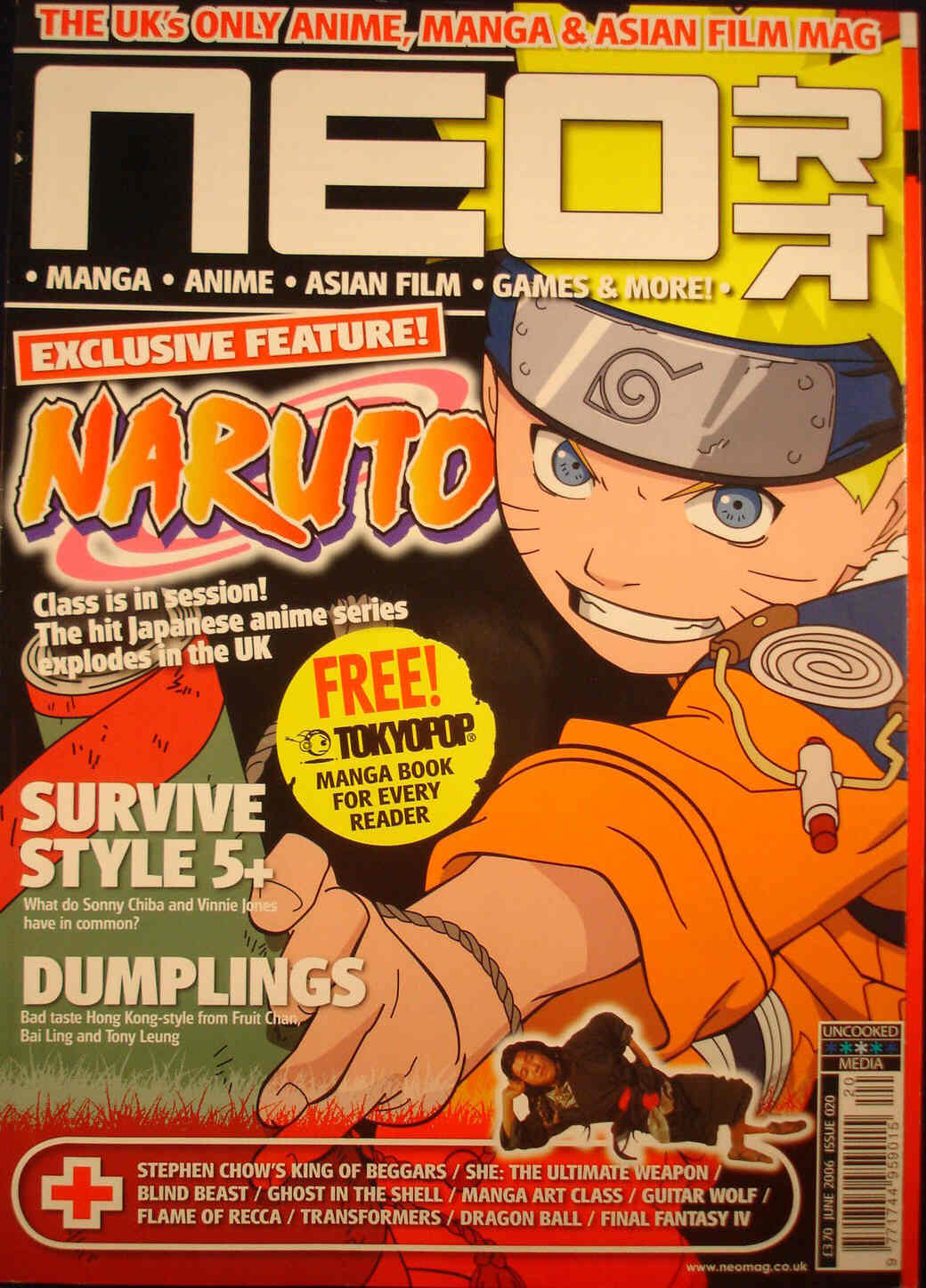 NEO magazine side cover Issue 20 June 2006