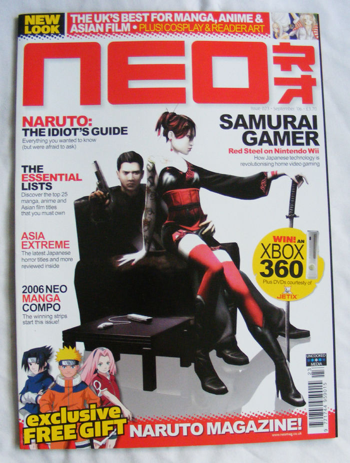 NEO magazine side cover Issue 23 September 2006