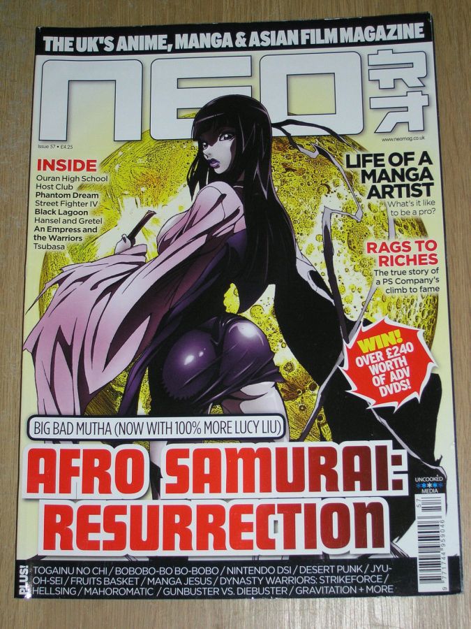 NEO magazine side cover Issue 57 April 2009
