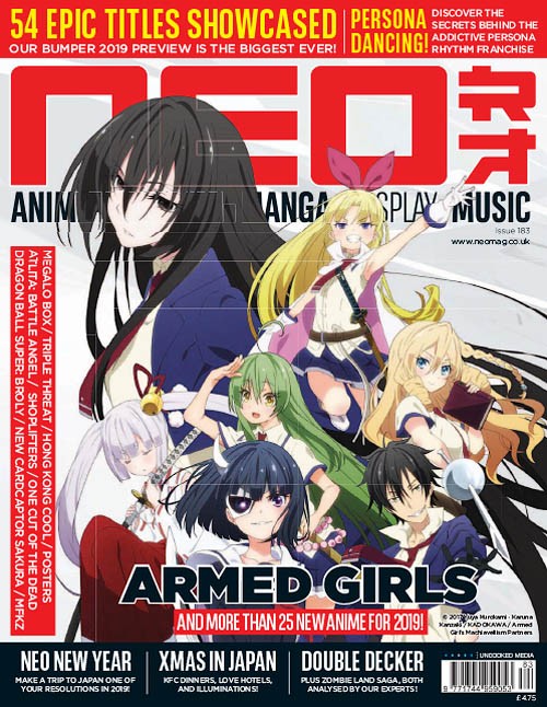 NEO magazine side cover Issue 183  January 2019