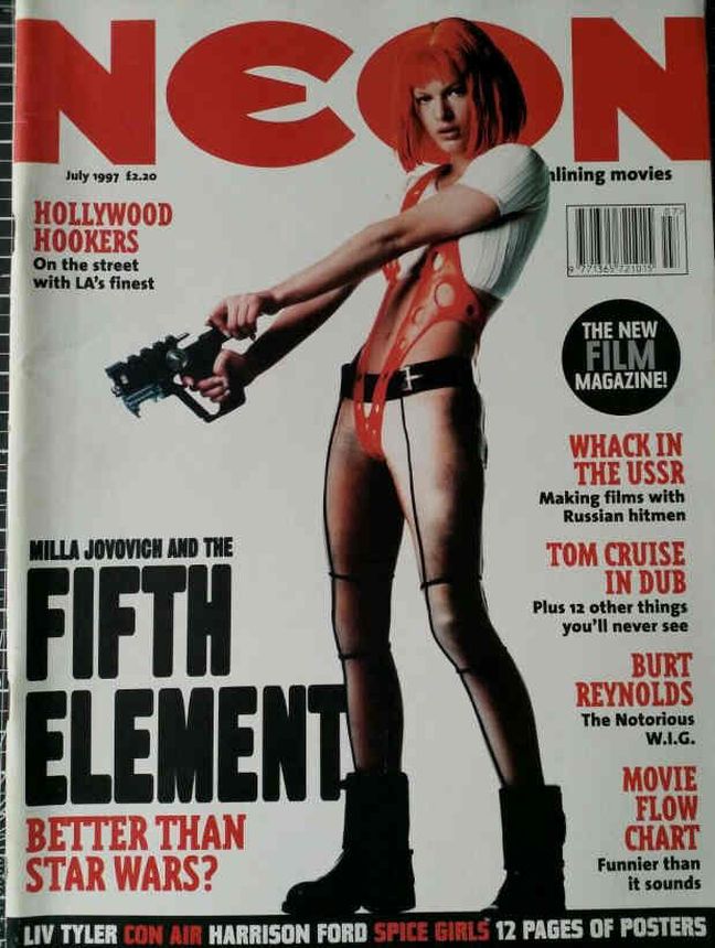NEON magazine side cover Issue 7 July 1997