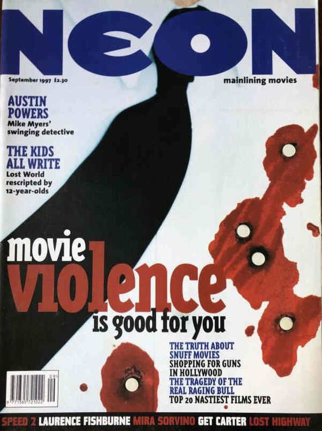 NEON magazine side cover Issue 9 September 1997
