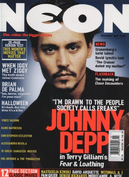 NEON magazine side cover Issue 23 November 1998