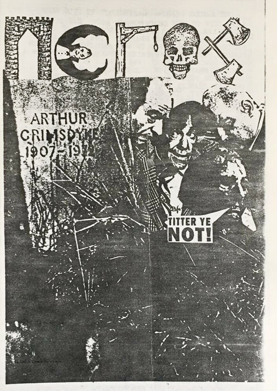 NEROS magazine side cover Issue 2   1989