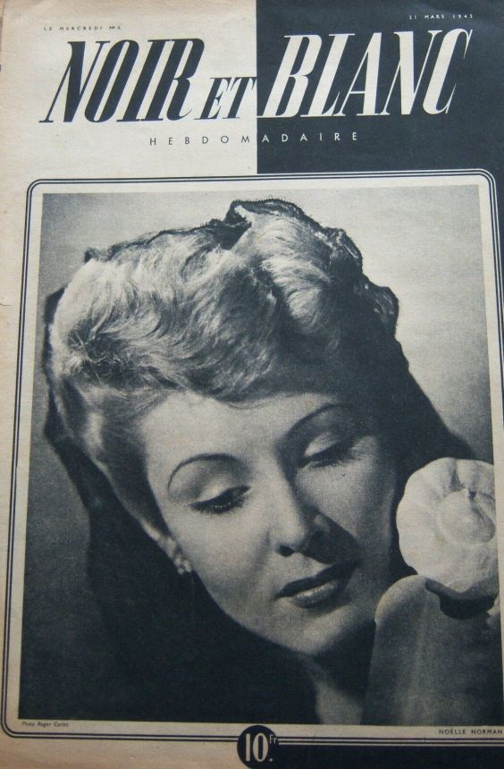 NOIR ET BLANC magazine side cover Issue 6 21 March 1945