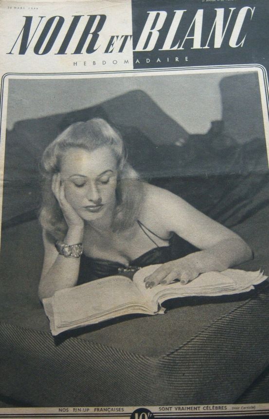 NOIR ET BLANC magazine side cover Issue 58 30 March 1946
