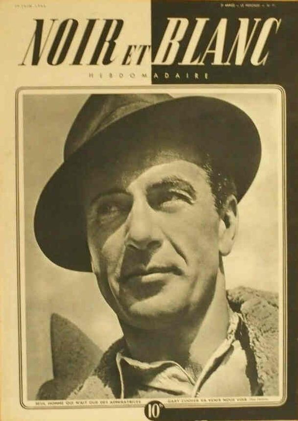 NOIR ET BLANC magazine side cover Issue 71 19 June 1946