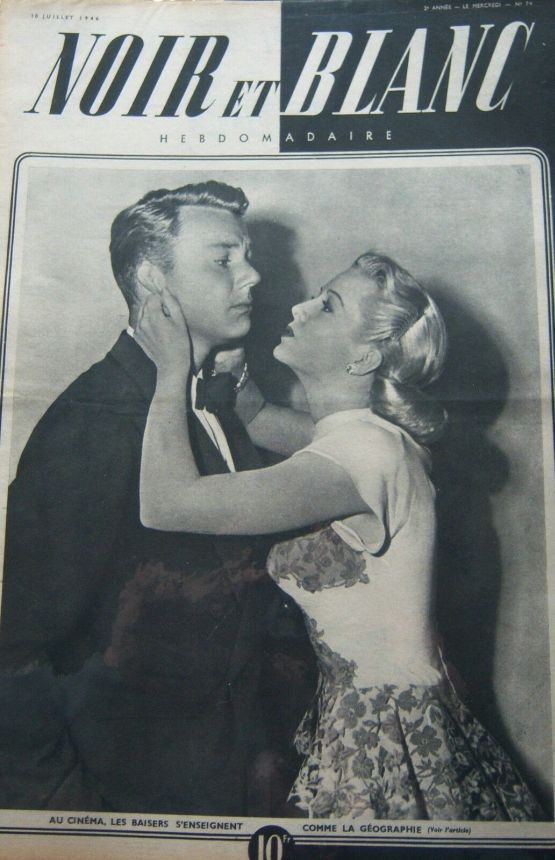 NOIR ET BLANC magazine side cover Issue 74 10 July 1946