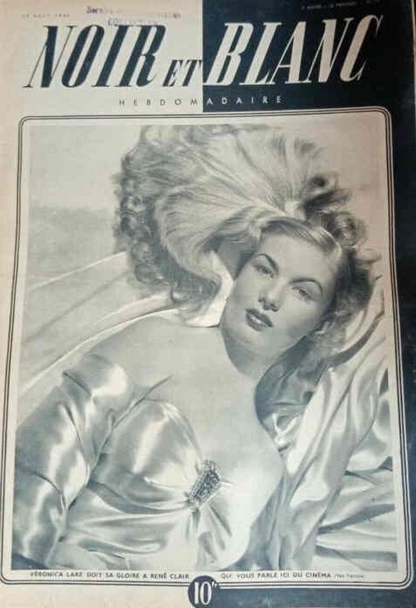 NOIR ET BLANC magazine side cover Issue 79 14 August 1946