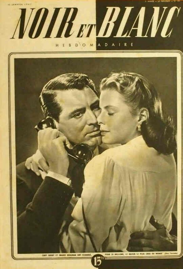 NOIR ET BLANC magazine side cover Issue 101 15 January 1947