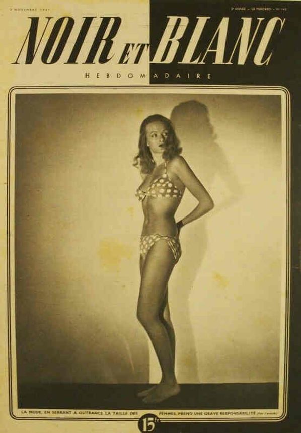 NOIR ET BLANC magazine side cover Issue 143 5 November 1947