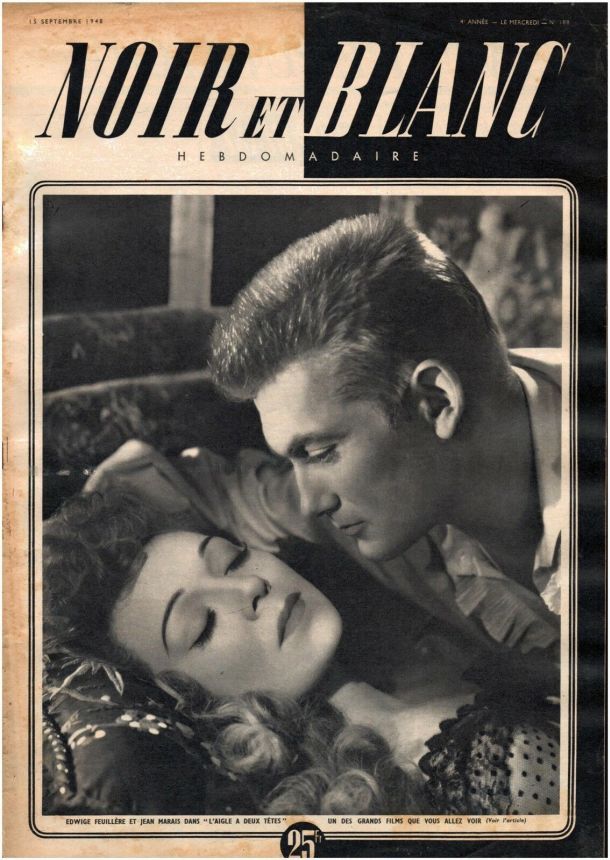 NOIR ET BLANC magazine side cover Issue 183 15 September 1948