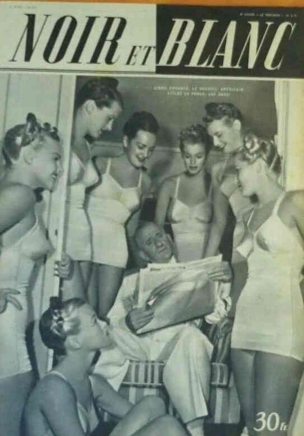 NOIR ET BLANC magazine side cover Issue 219 4 May 1949