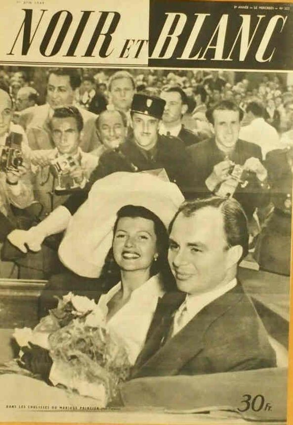 NOIR ET BLANC magazine side cover Issue 223 1 June 1949