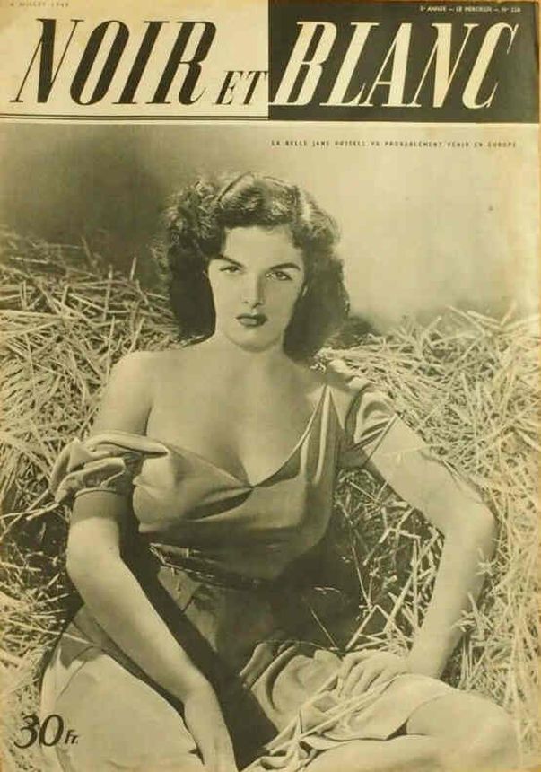 NOIR ET BLANC magazine side cover Issue 228 6 July 1949