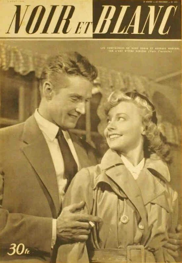 NOIR ET BLANC magazine side cover Issue 232 3 August 1949