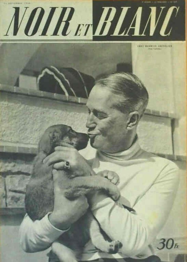 NOIR ET BLANC magazine side cover Issue 239 21 September 1949