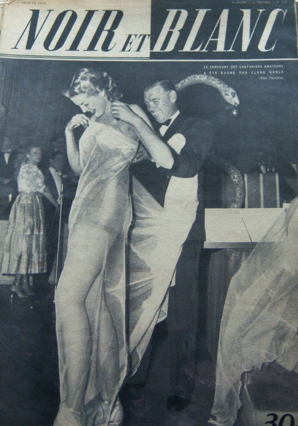 NOIR ET BLANC magazine side cover Issue 258 1 February 1950