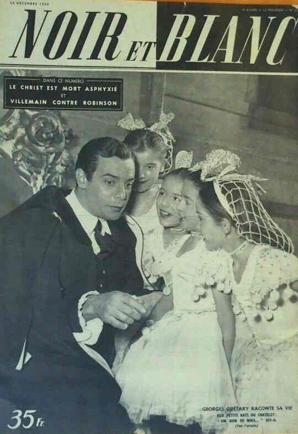 NOIR ET BLANC magazine side cover Issue 304 20 December 1950