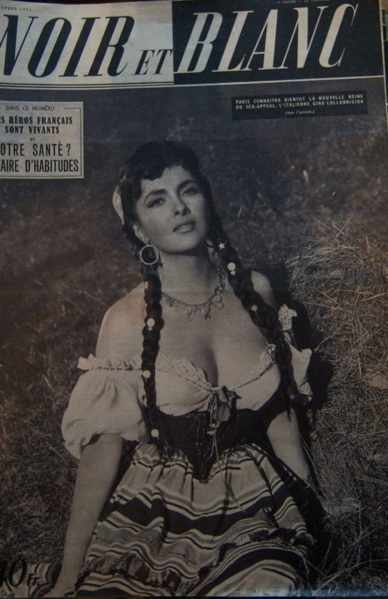 NOIR ET BLANC magazine side cover Issue 350  November 1951