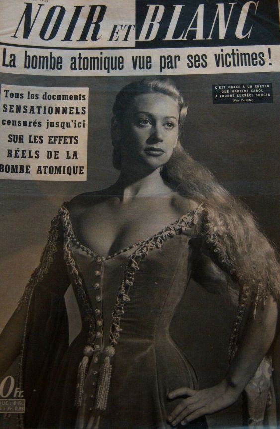 NOIR ET BLANC magazine side cover Issue 412 14 January 1953
